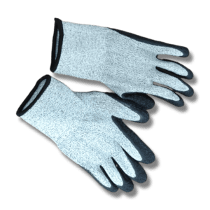 Luvas anticorte com palma emborrachada