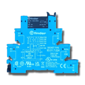 Relé Interface 24Vcc 2A 1NA SSR 38.81.7.024.9024 - Finder